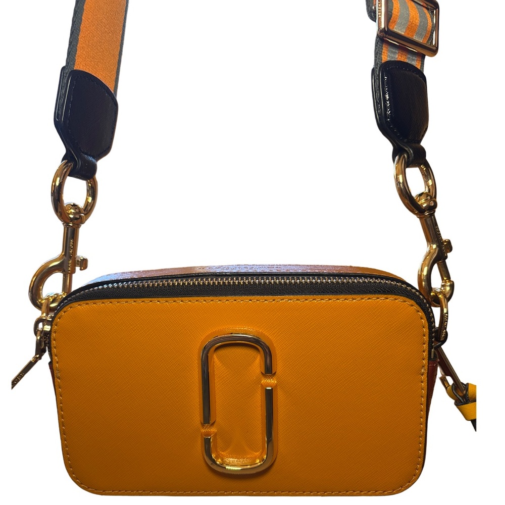 Marc Jacobs Snapshot Orange Crossbody Bag
